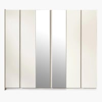 دولاب ملابس زيتا 6 أبواب مع 2 مرايا بتصميم أنيق مق...