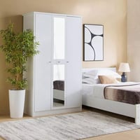 خزانة ملابس 3 أبواب مع مرآة من تورڤيندا