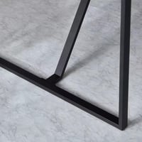 طقم طاولة سفرة لـ6 مقاعد من الخشب الصلب بني و قاعد...