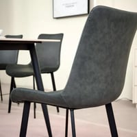 طقم طاولة سفرة سطح الحجر الملبد ابيض 6 كراسي قماش...