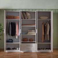 دولاب ملابس فييستا خشب 6 أبواب بدرجين و مرايا مقاس...