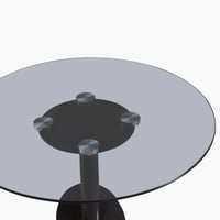 طاولة جانبية بسطح زجاج من فيدريك