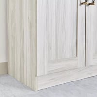 ركن قهوة خشب 4 أبواب بدرج من أنجيليك لون بيج