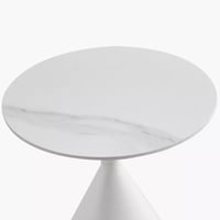 طقم طاولات قهوة إلفيورا قطعتين سطح من الحجر الملبد...