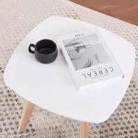 طاولة جانبية بسطح من الألواح الليفية متوسطة الكثاف...