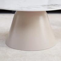 طقم طاولات قهوة ألفيريس بسطح حجر ملبد 5 قطع بقاعدة...