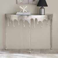 طاولة كونسول دوريفنا من الألومنيوم المصبوب لون سيل...