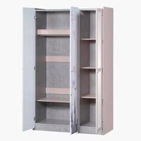 خزانة ملابس 3 أبواب 5 رفوف بمرآة من نوريفنا