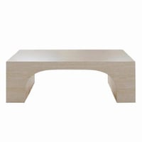 طاولة قهوة بديل الرخام موراتا - بيج