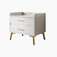 طقم غرفة نوم كينج 5 قطع منجدة من بيريل - 180x200 س...