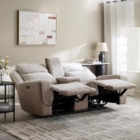 كنبة استرخاء مارلينزا قماش مقعدين تعمل بالطاقة الك...