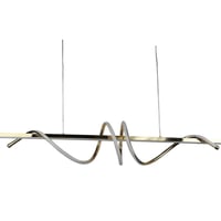 نجف مودرن اسود لون الانارة 3 اضاءات 55 واط 100X100...