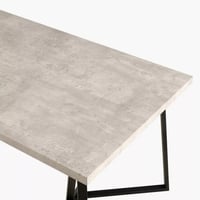 طقم طاولة سفرة بسطح من ألواح ليفية 8 كراسي قماش بأ...