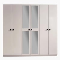 دولاب ملابس سوهو 6 أبواب مع 2 مرايا مقاس 220x55x21...