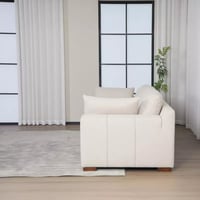 كنبة دوريڤا بـ3 مقاعد مع وسادتين للذراعين قماش لون...