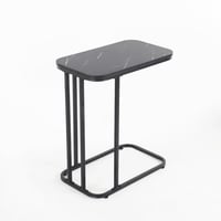 طاولة خدمة أفيورا بسطح رخامي باللون الأسود و قاعدة...