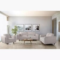 طقم كنب نيرفونا كنبة 3 مقاعد و كنبة مقعدين لون رما...