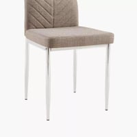 طقم طاولة سفرة من الحجر الملبد ابيض 4 كراسي قماش ب...