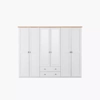 خزانة ملابس بـ6 أبواب ودرجين ومرآة نكست من زيلفينز...