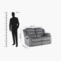 كنبة استرخاء قابلة للضبط مقعدين مع منفذ يو إس بي م...