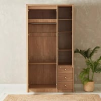 خزانة ملابس 3 أبواب بمرآة و3 أدراج من دورفانتا