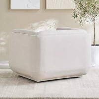 كرسي فينيتسيا بمساند ذراعين نكست قماش شانيل ناعم ل...