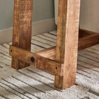 طاولة جانبية مربعة من الخشب الصلب - من جوليانا