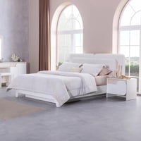 طقم غرفة نوم كينج 6 قطع مع وحدة تخزين هيدروليك من...