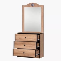 طاولة تزيين -3 أدراج بدون مرآة من سولڤارين