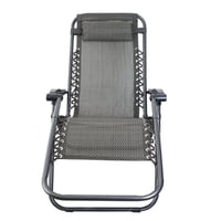 كرسي للحديقة والرحلات بمسند للرأس قابل للطي معدن و...