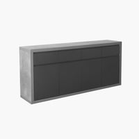 طقم طاولة سفرة كبيرة مع وبوفيه 4 أبواب و 4 ادراج أ...