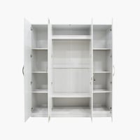 خزانة ملابس بمرآة و 4 أبواب - كولتورب بلس