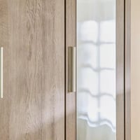 خزانة ملابس 3 أبواب بدرجين مع مرأة من فيلوراي