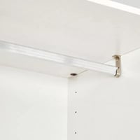 خزانة ملابس 3 أبواب 6 رفوف مع مرآة من تيرڤيانو