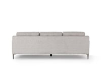 كنبة زاويه مودوفا على شكل حرف L - بارجل معدنيه قما...