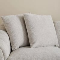 كنبة سيرينا بمقعدين مع وسادتين قماش بوكليه لون رما...