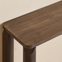 طاولة كونسول كالڤيرا خشب سادة لون بني