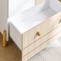 خزانة ملابس ببابين مع درج من أريلڤيون