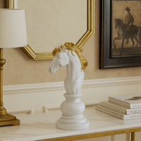 مجسم شطرنج الحصان الابيض