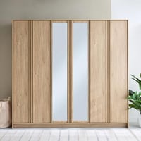 دولاب ملابس داينستي خشب بـ 6 أبواب و 2 أدراج و مرا...