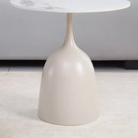 طقم طاولات قهوة ألفيريس بسطح حجر ملبد 5 قطع بقاعدة...