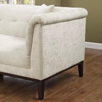 كنبة سارفينا 4 مقاعد مع 2 وسادة قماش لون بيج بارجل...