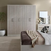 دولاب ملابس ليفربول خشب ب 5 أبواب مقاس 207x55x191...