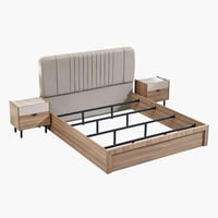 طقم غرفة نوم كينج 6 قطع من سوان - 180x200 سم