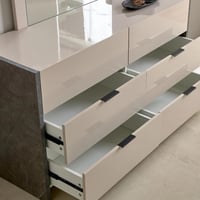 طقم غرفة نوم سوبر كينج عالي اللمعان 5 قطع من كارتر...