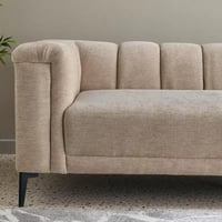 كنبة أفينزا مقعدبن مع ووسادتين هافان قماش لون بيج...