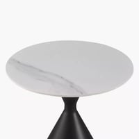 طقم طاولات قهوة إلفيورا قطعتين سطح من الحجر الملبد...