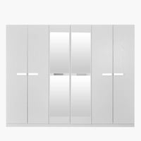 دولاب ملابس سوليتير خشب 6 أبواب و مرايا مقاس 216x5...