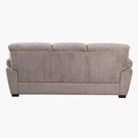 كنبة أوراليا 3 مقاعد قماش لون بيج داكن بارجل بلاست...