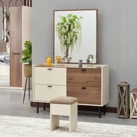 طقم غرفة نوم كينج 6 قطع من لوسيا - 180x200 سم